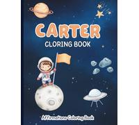 Carter Coloring Book: Affirmations Coloring Book, A Creative Journey of Positive Empowerments