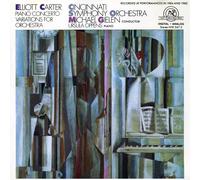Carter, Elliot - Piano Concerto Variations For Orchestra