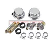 Carter Evacuazione Sistema Kit Evac PCV Cromo Zinco Sbc BBC Gara 350 454 Chevy