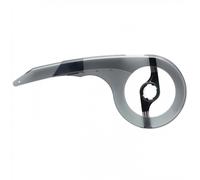 Carter Guarnitura Bici Estensibile Policarbonato Grigio Compatibile Denti 42-48