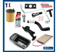 Carter + Kit Montaggio Turbo + Filtro Pinze per 208 EXPERT PARTNER 1.6 HDI 90