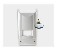 Carter/Plastica/Cover/Scocca Frontale Faber Bianco + Guarnizione In regalo