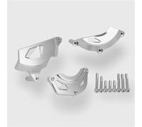 Carter Protezione Protezione Coperchio Motore per Kawasaki Z900RS/ABS/SE 2018-2024 2025 Slider Telaio Crash Pad Case Generator Cover Pulsar Cover Frizione(Silver)