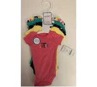 Carter's Bambine Corto SLV Tuta Set Di 5 Cuori / Pois Multicolore Prematuro