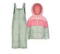Carter's Little Girls Hw - Tuta da neve C2177s98, Oliva e Rosa, 4 anni