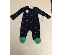 Carters Prematuro Collezione Body Ragazzi Dinosauro Navy-Rare