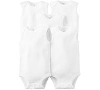 Carters Unisex Baby 5-Pack Sleeveless Original Bodysuits, White, 24M