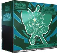 Pokémon JCC Cofanetto Allenatore d'élite Scarlatto e Viola - Masquerade Crepuscolare (1 Carta promozionale completamente illustrata di Ogerpon Maschera Turchese, 9 booster e accessori di gioco