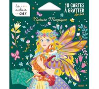 Cartes à gratter Nature magique: Avec 10 cartes à gratter dorées, 1 stylet en bois