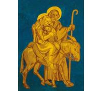 Cartes de voeux 2025: Pack de 10 ex La fuite en Egypte