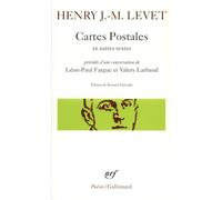 Cartes Postales Et Autres Textes Precedes D'Une Conversation De Leon-Paul Fargue Et Valery Larbaud: A41838