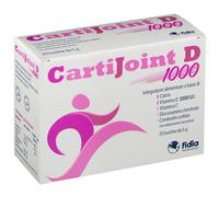 CARTI-JOINT Integratore Cartijoint D 1000 per ossa e muscoli, 20 bustine