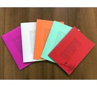 CARTILIA Quaderni formato cm 14,8 x 21 - Antoine de Saint-Exupéry Il piccolo principe Fine paper in Italy codice: BN031.1R - pacchetto assortimento con 5 quaderni