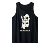 Cartina della Sardegna Quattro Mori Bandiera Sardegna Pride Design Canotta
