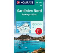 Libri Cartina Escursionistica N. 2497 Sardegna Nord, Set Di 4 Cartine