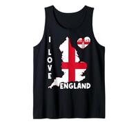 Cartina Hello London I Love England Proud English Daddy Mom Canotta