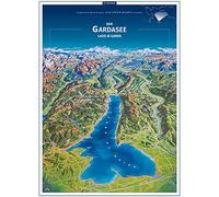 Cartina n. 373. Lago di Garda. Ediz. multilingue: Plano in der Rolle