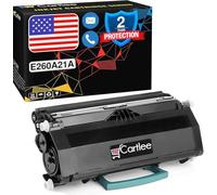 Cartlee Cartuccia toner compatibile di ricambio per Lexmark E260 E260d E260dn E360 E360d E360dn E360dt E360dtn E460 E460d E460dn E460dtw E460dtn E460dw E462 E460dtw 62dtn Stampanti laser - 1 BK