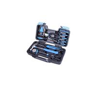 Cartman Blue 39Piece Cutting Plier Tool Set General Household Hand Tool Kit with Plastic Toolbox Storage Case