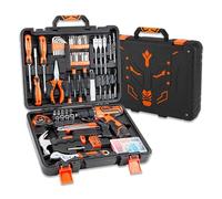 CARTMAN Kit di utensili elettrici combinati con trapano senza fili da 12 V, kit di attrezzi professionali per la casa, kit di attrezzi manuali per la riparazione del giardino, ufficio,