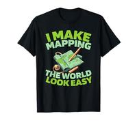 Cartografia - Mappe Geografia Cartografo Maglietta