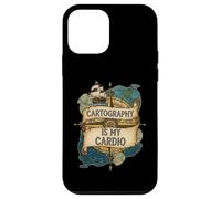 Cartography Is My Cardio Funny Map Lover Geographer Custodia per iPhone 12 mini