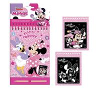 Cartoleria - Disney: Cerda' - Minnie - Set Cancelleria Scratch Book