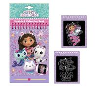 Cartoleria - Gabby's Dollhouse: Cerda' - Set Cancelleria Scratch Book