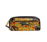 Cartoleria Organizer Cats And Flowers Portapenne Astuccio Con Cerniera Astucci Portamatite Espandibile Portamatite Studenti Per Università Scuola Adolescente