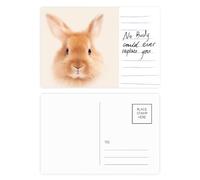 Cartolina con orecchie di lepre, capelli arancioni, stile art déco, alla moda, per anniversario