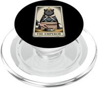 Cartolina dei tarocchi con gatto imperatore in scatola, divertente gatto PopSockets PopGrip per MagSafe
