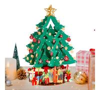 Cartolina Di Auguri Di Buon Natale | Ricordo Natalizio Stabile - Biglietto Pop-Up Albero di Natale 3D | Per Adolescenti, Bambini, Madre, Amici, Compagni di Classe, Libreria