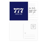 Cartolina di vitalità per l'anniversario di una persona importante di settecento anni