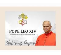 Cartolina Papa Leone XIV Robert Francis Prevost Vaticano memoriale cartolina su carta glissy 220gsm cartolina o mini poster 5x7 pollici formato