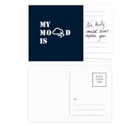 Cartolina per anniversario di persona importante, con scritta in lingua inglese "Depression"