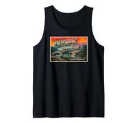 Cartolina Vintage Jimothy Olympic Peninsula Washington Canotta