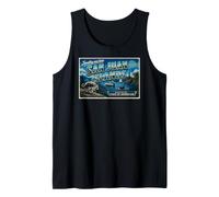 Cartolina Vintage Jimothy San Juan Islands Washington Canotta