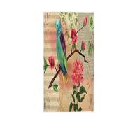 Cartolina vintage Rosa rossa Asciugamani Magnolia Ramo Decorazione Asciugamano da cucina Qualità Premium Asciugamano da bagno 30 x 15 pollici per ospiti in spiaggia Hotel Spa Palestra Sport Yo