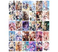 Cartoline di Genshin Impact,Cartoline Anime,Set di cartoline Genshin Impact,Genshin Impact Cards,Genshin Impact Manga (D)