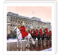 Cartoline Di Natale Buckingham Palace Royal Guard In Scatola Da 10