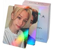Cartoline fotografiche laser bambini 50 pezzi Kpop LOMO carte StrayKids 5-Star Album Card Gift