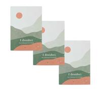 Cartoline Piantabili Desideri - Pack 3 Biglietti con Semi di Alisso | Carta di Cotone con Semi | Busta in Carta Vegetale | Idea Regalo Originale | Resetea
