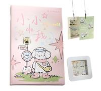 Cartoline postali - 30 fogli di carta per collage con motivi animali, materiale robusto e spesso con design divertente, cancelleria perfetta per amici delle scuole medie, scrittura creativa, 14,3 x