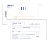 Cartoline postali bianche A.R. O.C.L. - posta prioritaria conf. da 100 0166N
