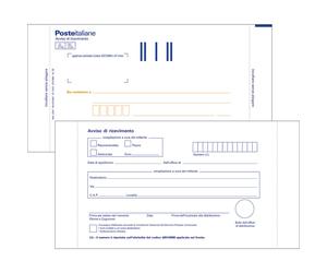 Cartoline postali bianche A.R. O.C.L. - posta prioritaria conf. da 100 0166N