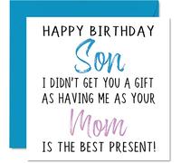 Cartolini di auguri divertenti per il compleanno del figlio dalla mamma