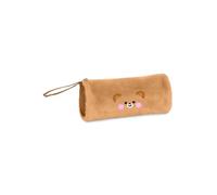 Cartomania Astuccio scuola plushy write up per cancelleria, Tema orsetto, Marrone, Morbido e peloso, Per bambini e adulti, Idea regalo
