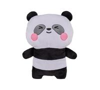 Cartomania Borsa acqua calda plushy feel at home, Tema panda, Bianco, Morbido cuscino plushy integrato, Portatile, Per bambini e adulti, Idea regalo
