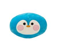 Cartomania cuscino sagomato feel at home, Tema pinguino, Azzurro, Morbido e peloso, Imbottito, Decorativo, Per bambini e adulti, Idea regalo compleanno e Natale