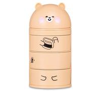 Cartomania Desk Organizer Orso FEEL AT HOME, Arancione, Organizer da scrivania, Tema orso, 3 cassettini con apertura laterale, Per bambini e ragazzi, Idea regalo